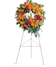 Colorful Serenity Wreath