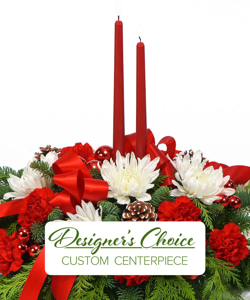 Mixed Holiday Centerpiece Marco Island Holiday Flowers