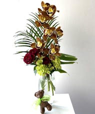 Sweet Cocoa Blooms - Chocolates & Orchids